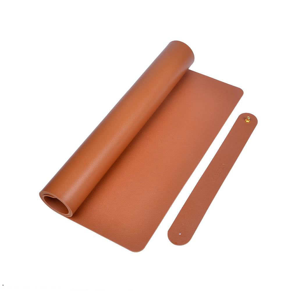 Brown Vegan Leather Desk Pads